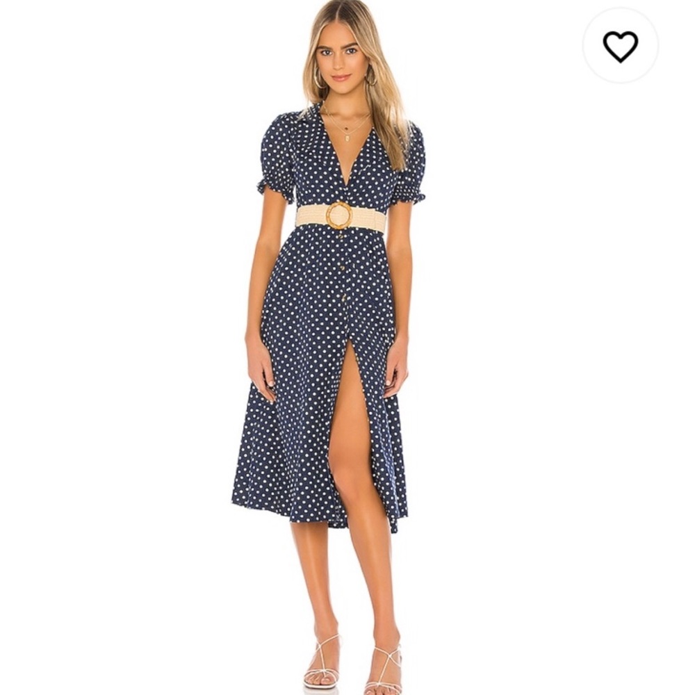 NWT weworewhat Bella dress navy blue